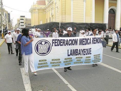 Médicos anuncian huelga indefinida en la región Lambayeque