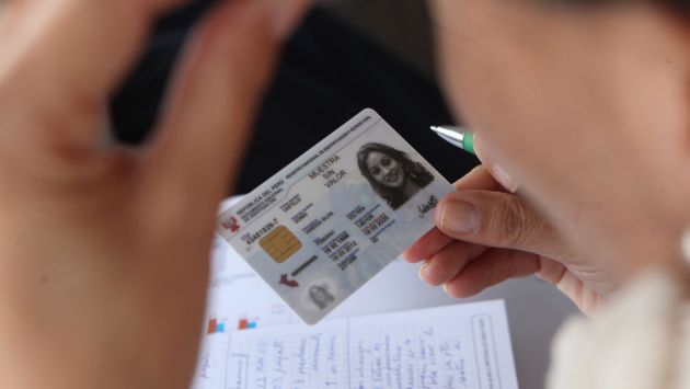 Reniec entregará mil nuevos documentos de identidad  electrónicos