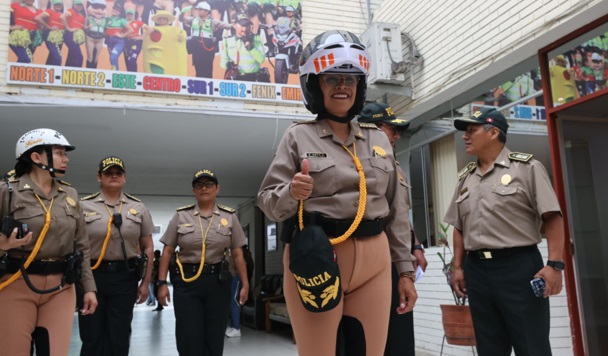 Por primera vez una mujer asume jefatura de la División de Tránsito de la PNP