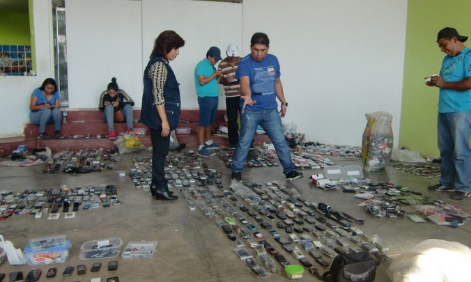 Un millar de celulares de dudosa procedencia se incautó en Chiclayo