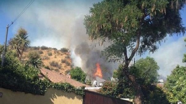 Incendio consume pastizales en cerro de Olmos