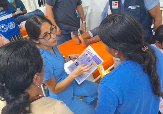 Cooperación técnica en Perú para el tratamiento y vigilancia de la leishmaniasis 