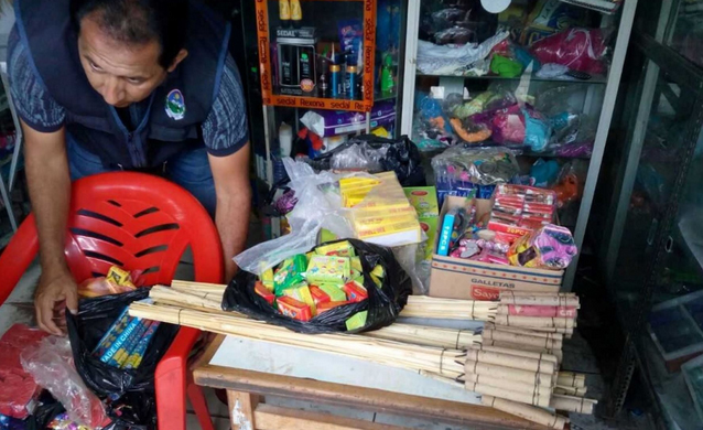 Intensifican operativos en Chiclayo para frenar venta ilegal de pirotécnicos