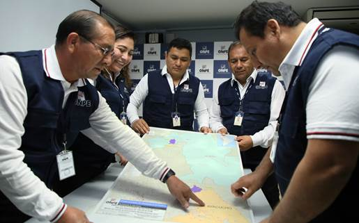 Onpe: jefes de oficinas descentralizadas concluyen traslado al interior del país