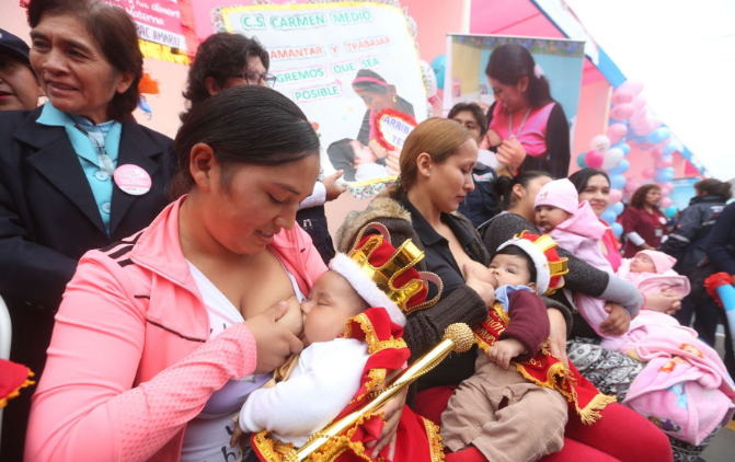 Lactancia materna exclusiva alcanza 65% en Lambayeque, según Endes