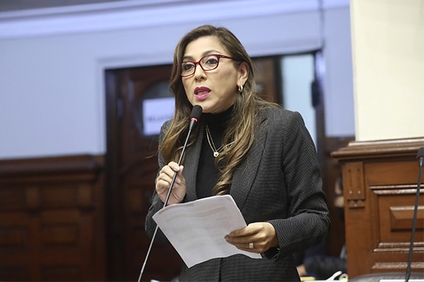 Lady Camones sobre negativa del Congreso para viaje de Pedro Castillo: “No es obstrucción”