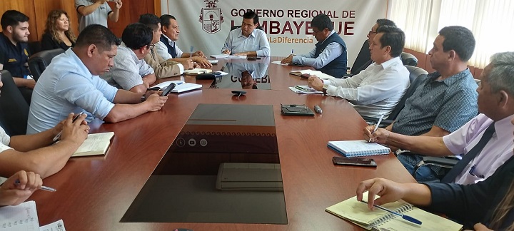 Fiscalía de Prevención del Delito y Gore Lambayeque evalúan problemática regional 