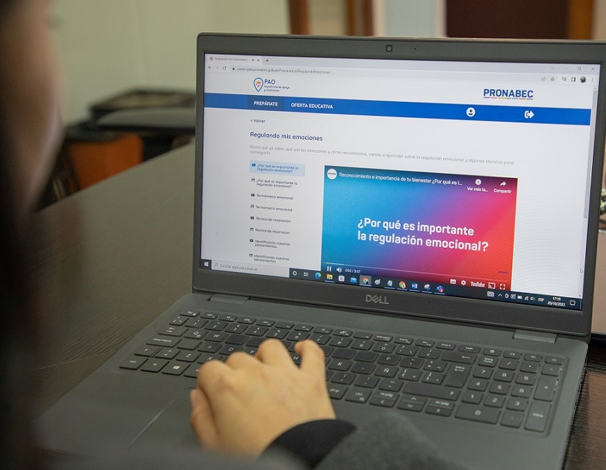 Habilitan plataforma virtual de preparación preuniversitaria para postulantes a Beca 18   