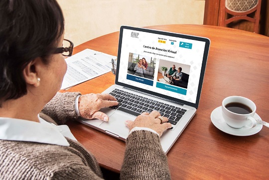 ONP: afiliados pueden solicitar pensión de manera virtual