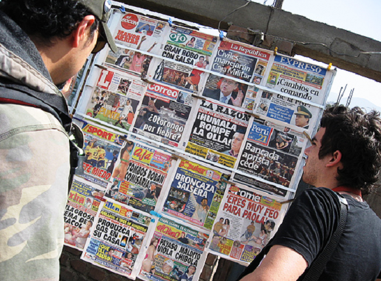  Se mueren los lectores de periódicos