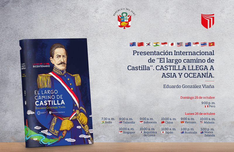 Libro sobre Ramón Castilla llega a Asia y Oceanía