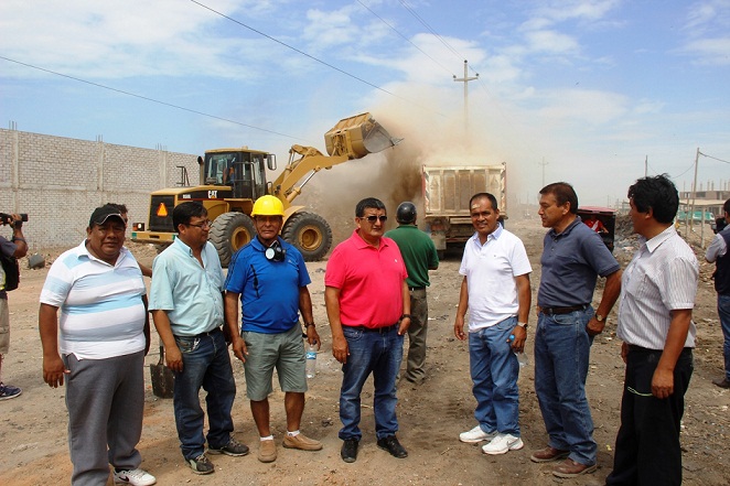 Municipio y Gobierno Regional realizaron jornada de limpieza en distrito Leonardo Ortíz