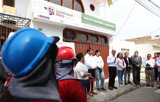 Ministro de Trabajo inauguró Unidad Territorial de “Llamkasun Perú” en Lambayeque a favor de población vulnerable