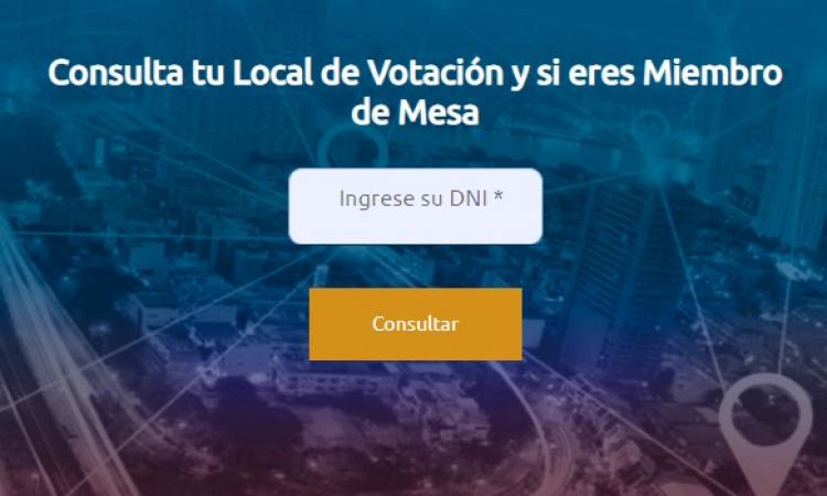 Consulta aquí tu local de votación y el horario escalonado para la segunda vuelta