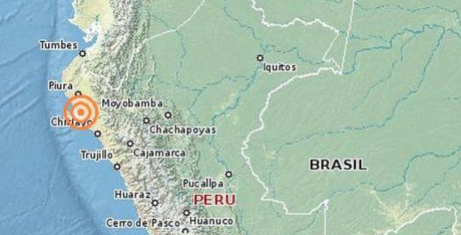 Sismo de 3.9 grados en escala de Richter se registró en Pimentel