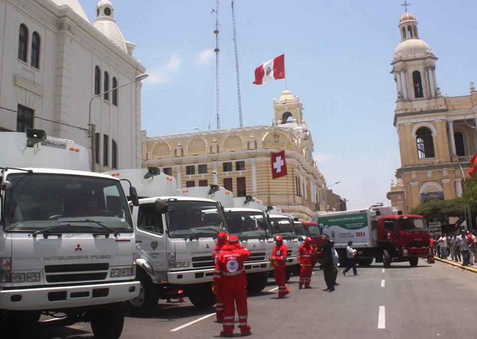 Municipalidad de Chiclayo presentó nueva maquinaria de limpieza pública