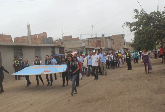 Cientos de pobladores de San Antonio marcharon exigiendo que se erradique la delincuencia