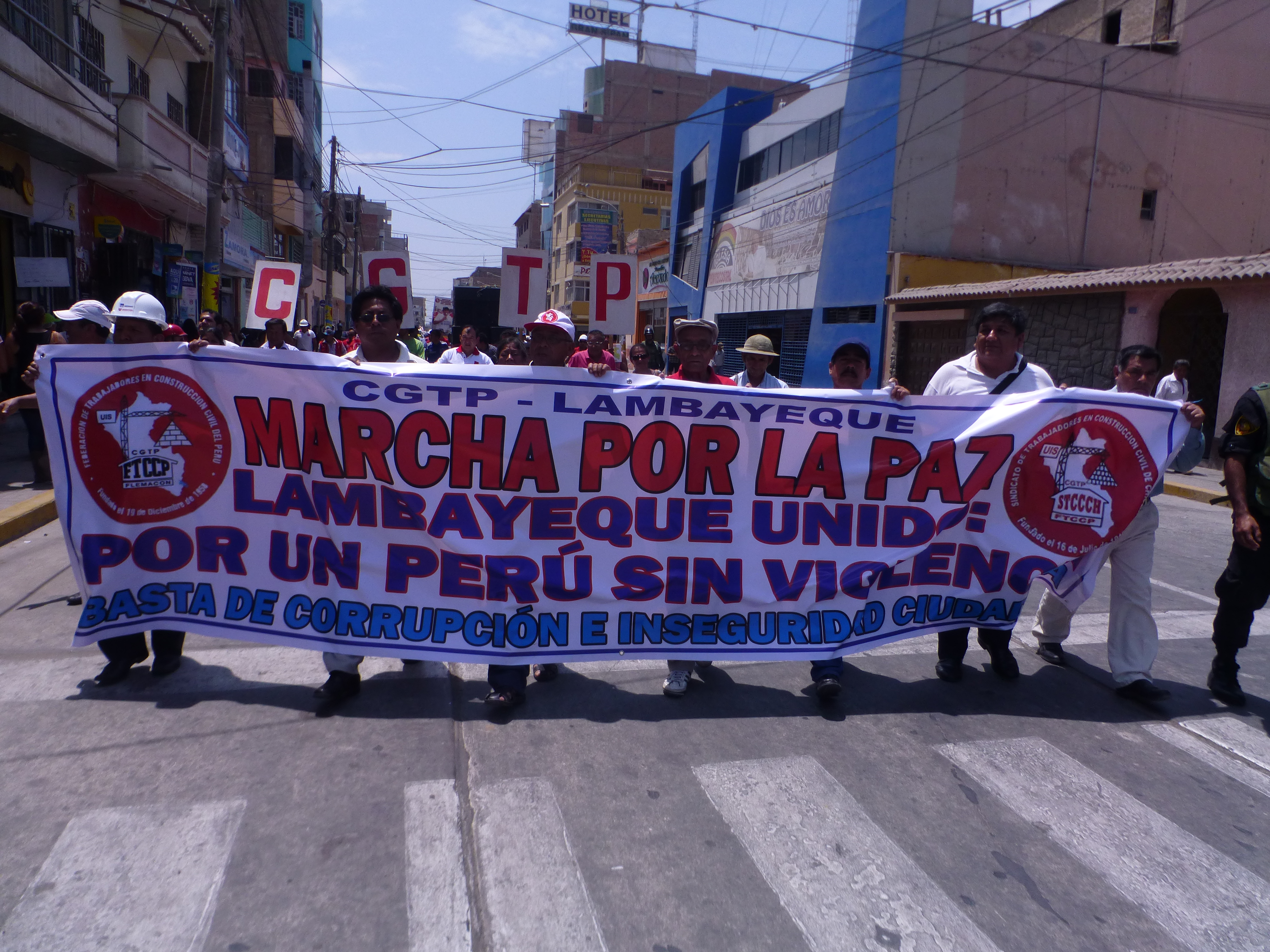 Principales autoridades de Chiclayo no participaron en marcha por la Paz