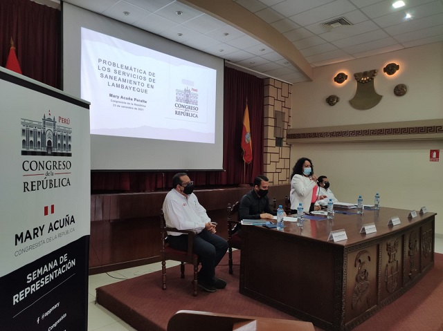 Congresista Mary Acuña propone que Lambayeque sea declarada en emergencia