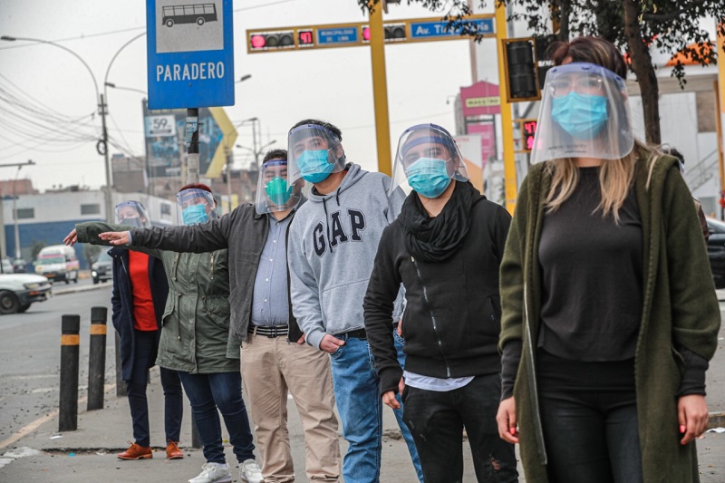 Más de 5 millones de personas recibirán protectores faciales que serán distribuidos por 125 municipalidades