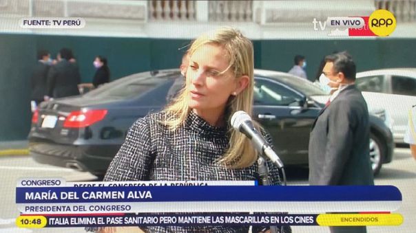 Presidenta del Congreso: “Si para irse Pedro Castillo nos tenemos que ir todos, nos vamos”