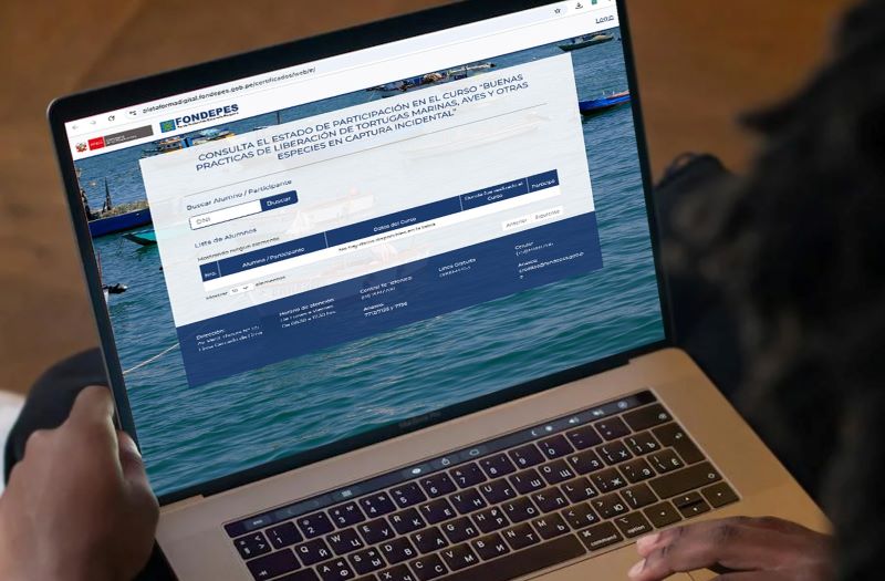Lanzan plataforma virtual para certificar a pescadores artesanales en prácticas sostenibles de liberación de tortugas marinas