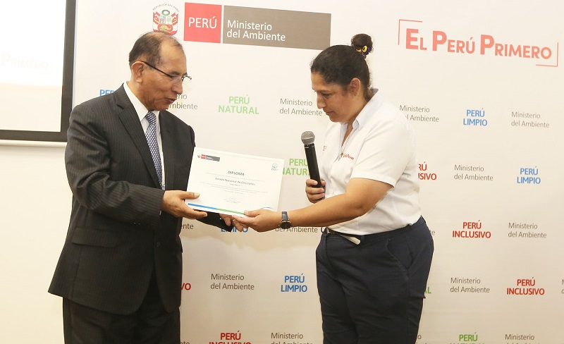 Reconocen al JNE como una institución pública ecoeficiente