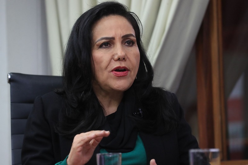 Ministra Montenegro: “Expresiones de Olaechea son un insulto al Presidente y a los peruanos”