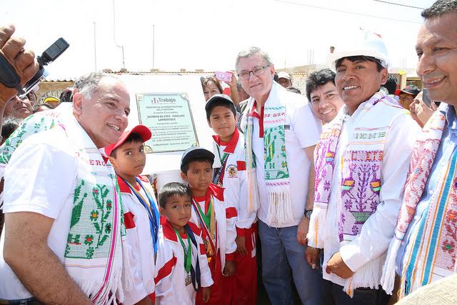Cascajales: ministro de Trabajo anunció más obras para Eten