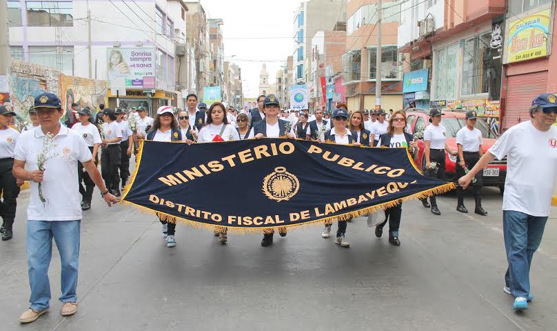 Con colorido pasacalle el Ministerio Público promueve el Día Internacional por la Paz