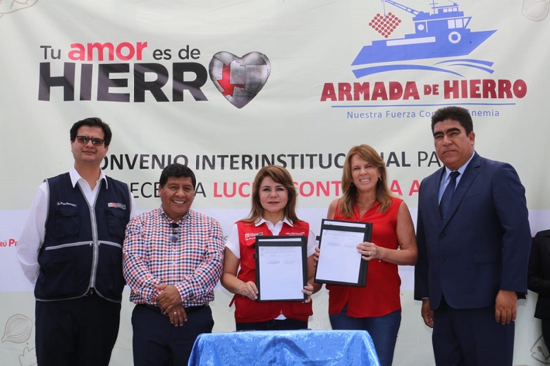 Minsa y SNP se unen para luchar contra la anemia infantil en zonas pesqueras del país