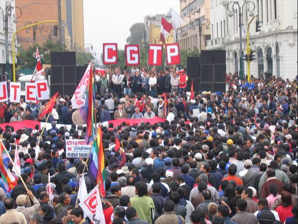 CGTP realizará hoy mitin político sindical por Día del Trabajador