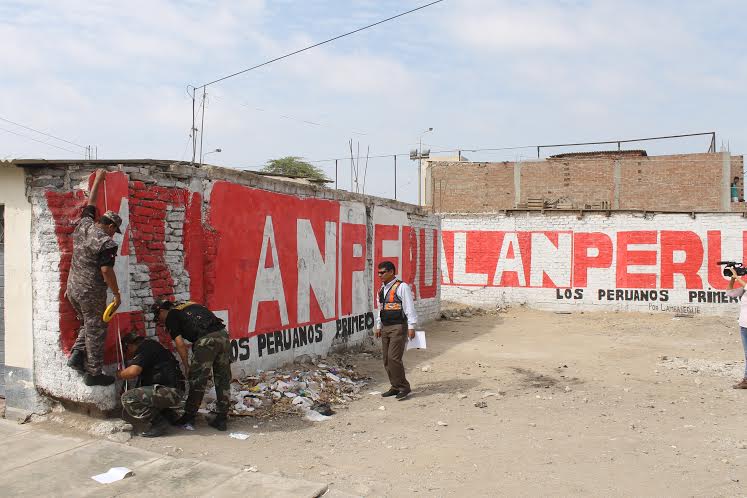 La Victoria: prohíben pintas políticas en cercado del distrito