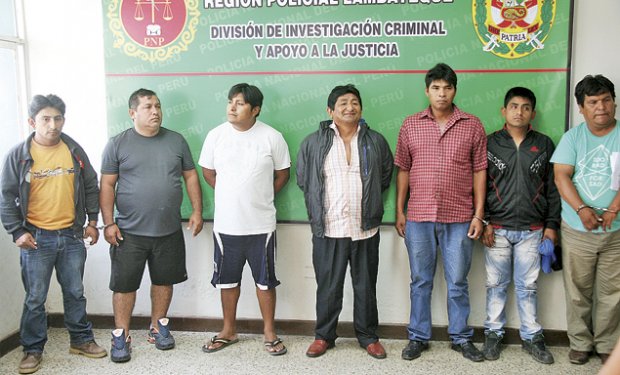 Confirman prisión preventiva para integrantes de Las Rocas en Chiclayo