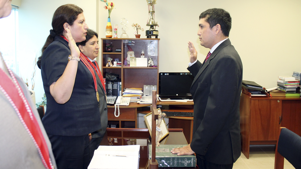 Lambayeque: juramenta nuevo adjunto de la Tercera Fiscalía Superior de Apelaciones