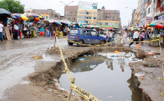 Al menos 40 obras de saneamiento están paralizadas en Lambayeque