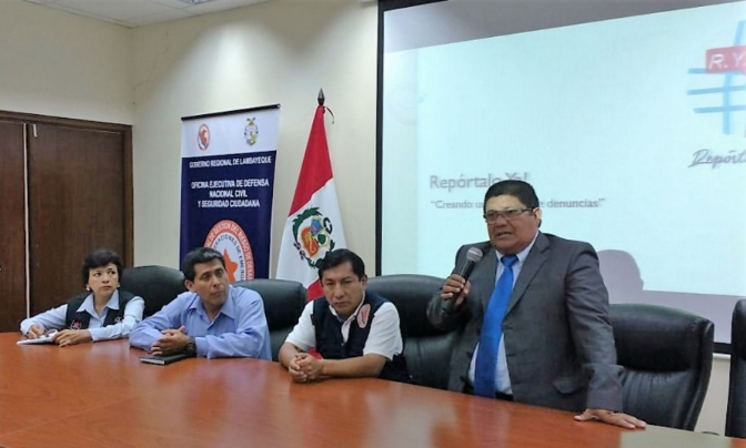 Observatorio Regional del Delito funcionará en Lambayeque