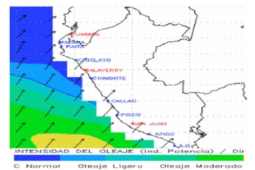 Alertan que oleaje ligero se presentaría desde mañana en todo el litoral peruano