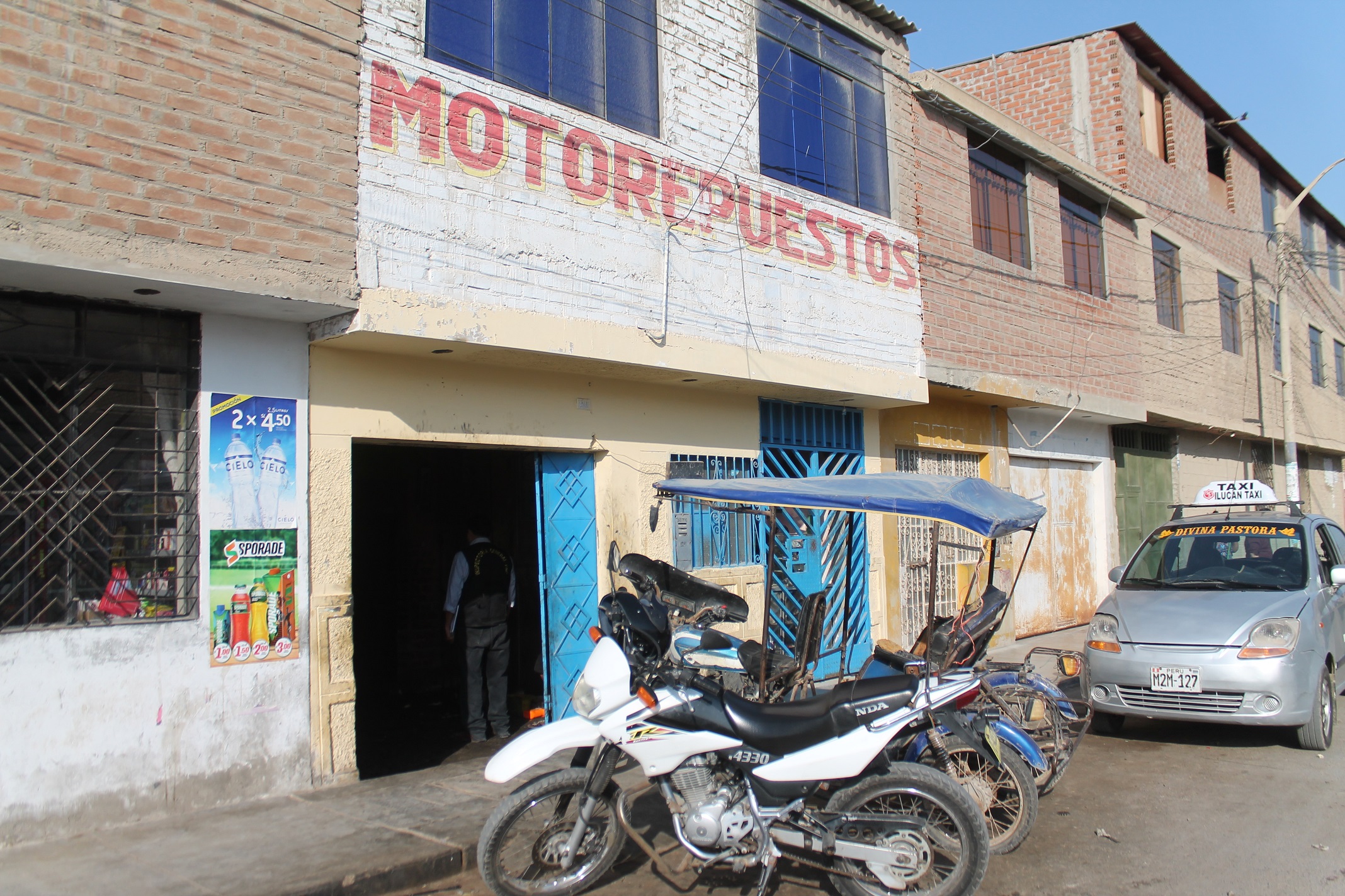  Fiscalía interviene taller mecánico  donde adulteraban medición de kilometraje en José Leonardo Ortiz