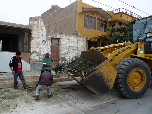 Electronorte causa daños en ornato del distrito de Ciudad Eten
