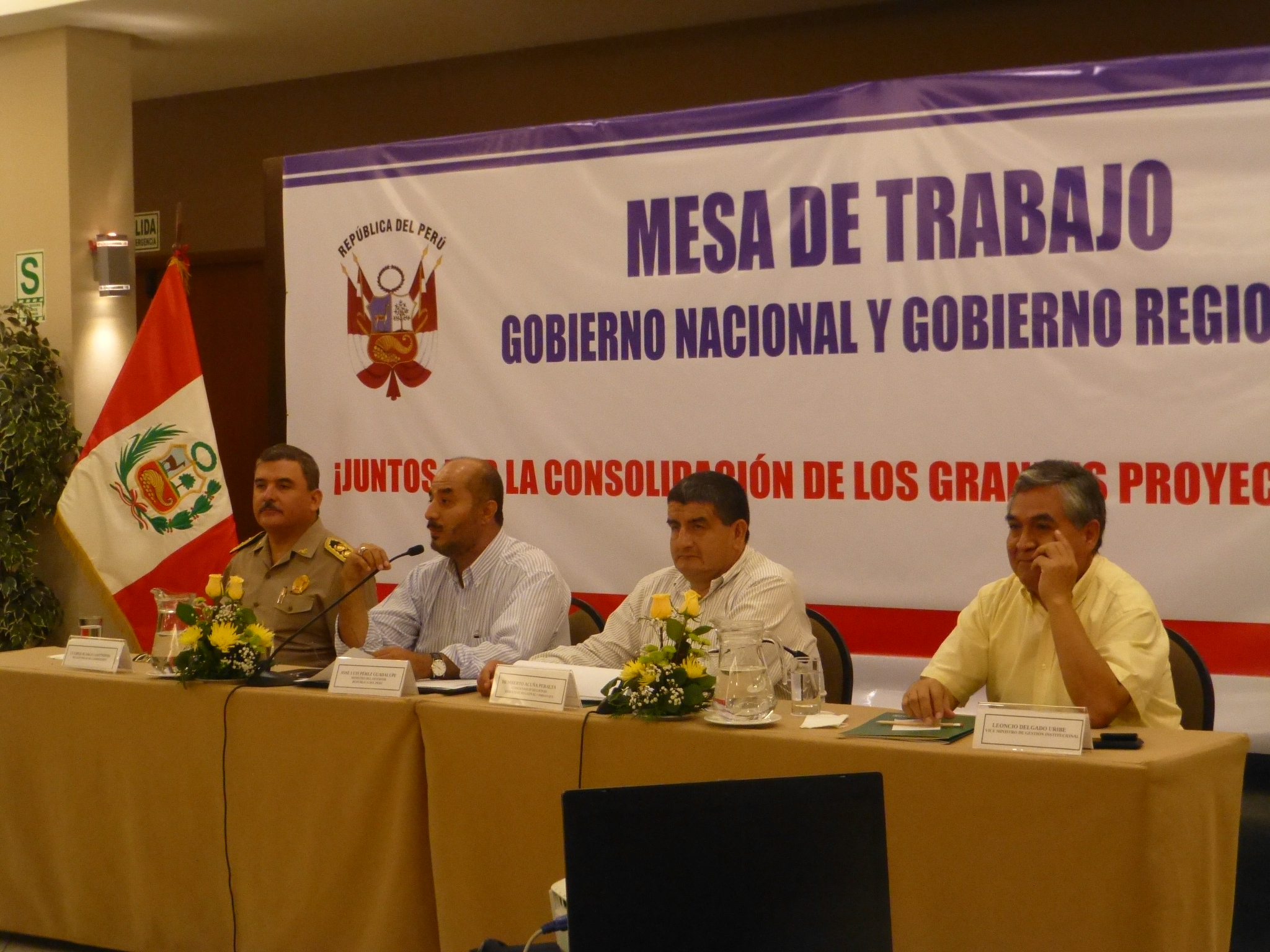 Ministro del Interior anuncia lucha contra la delincuencia en Chiclayo