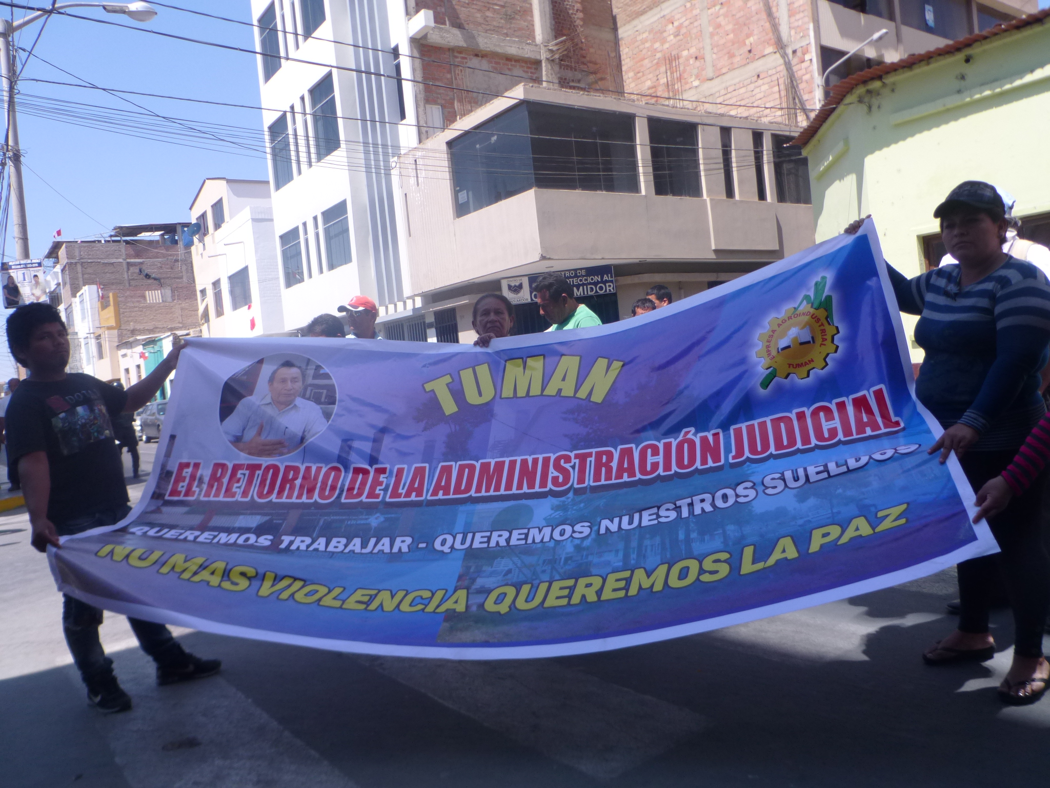 Trabajadores piden garantías para ingreso de administración judicial de Tumán