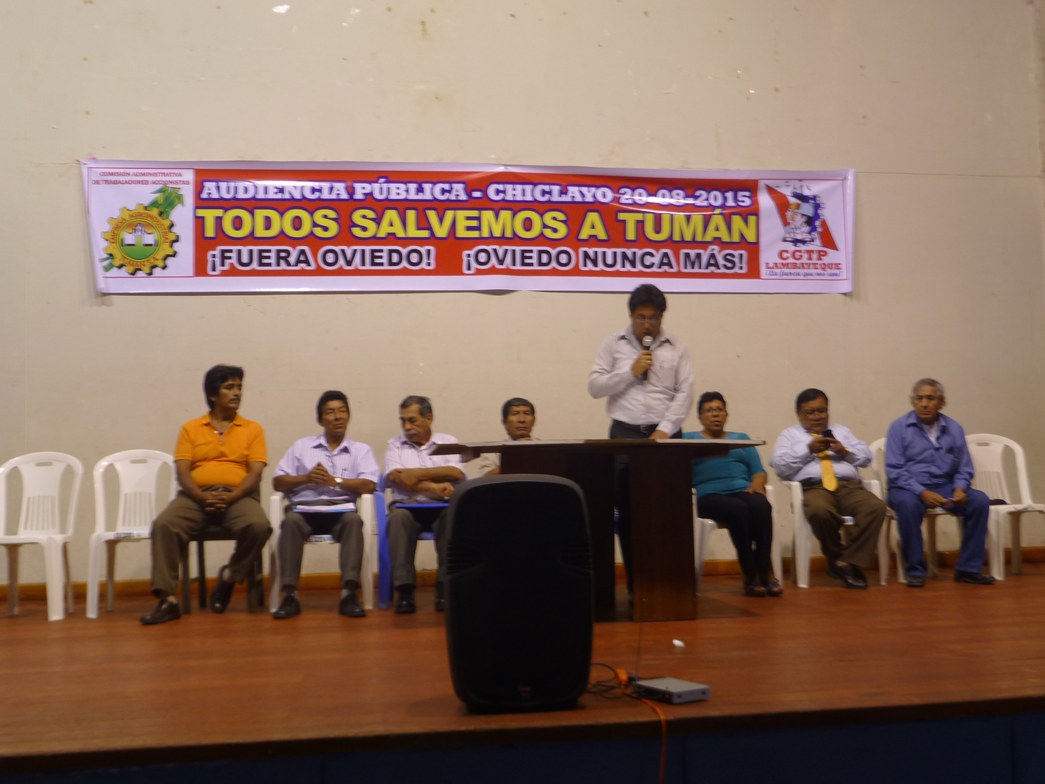 Retiran a dirigente de  azucarera en audiencia pública