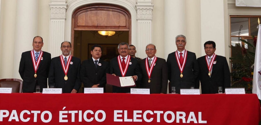 Elecciones 2016: este 16 de diciembre partidos firmarán Pacto Ético Electoral