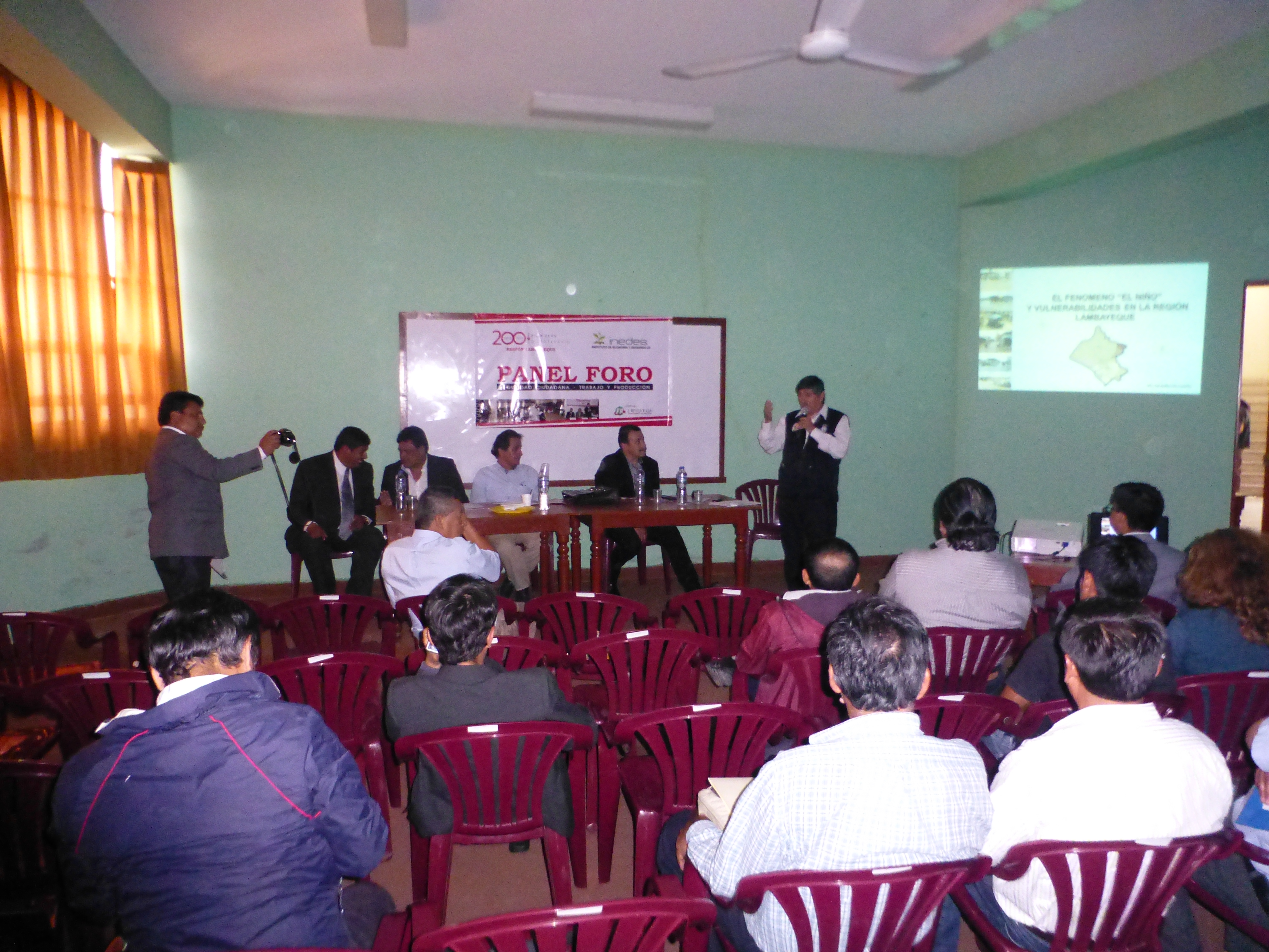 Realizan foro de Seguridad Ciudadana, Trabajo y Producción para el desarrollo de Lambayeque