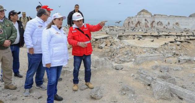 Presidenta evalúa construcción de penal para reos de alta peligrosidad en la isla El Frontón