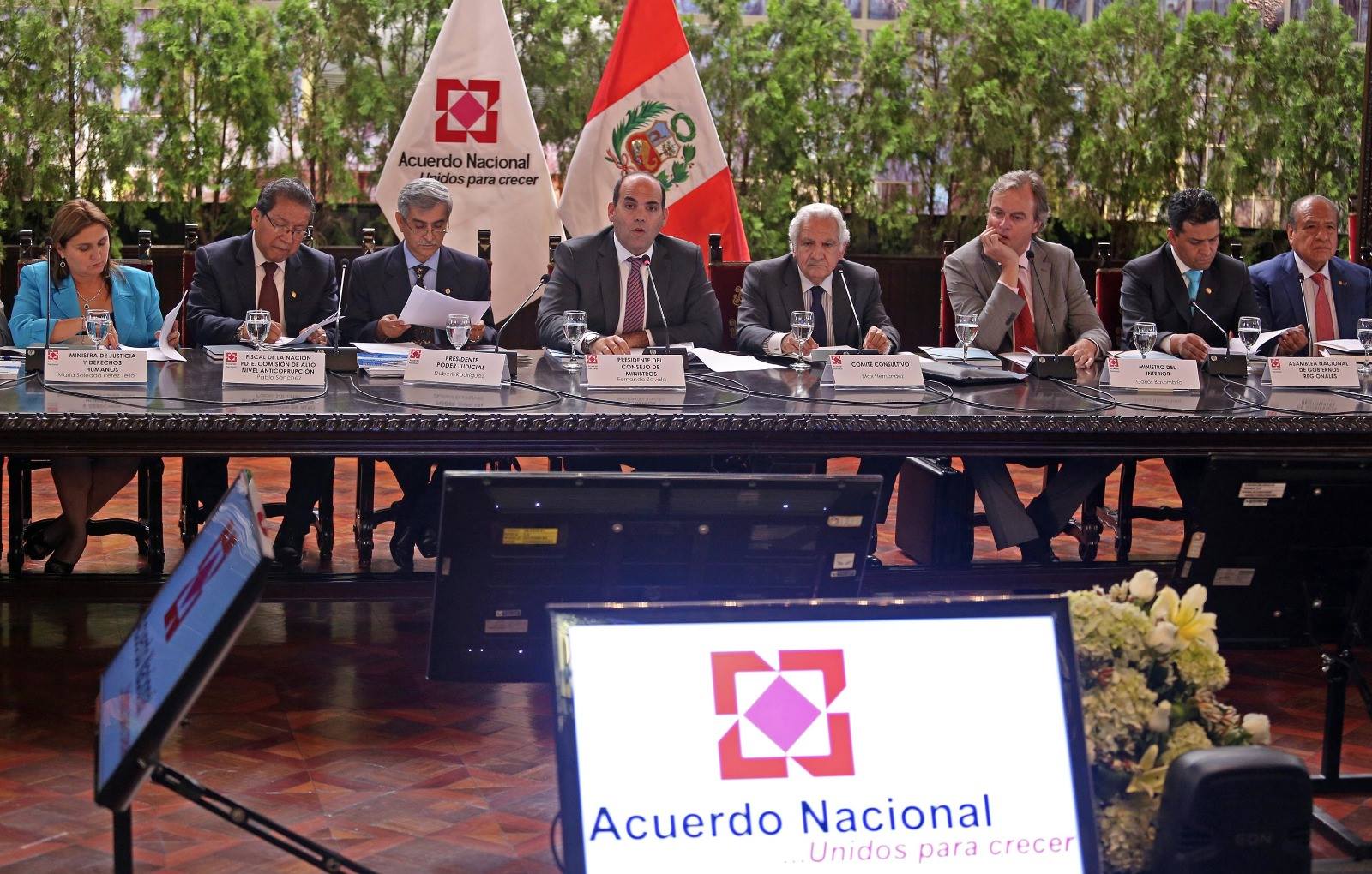 Acuerdo Nacional: Plan anticorrupción al 2021, priorizar reformas y no más corruptos como candidatos