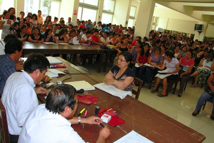 UGEL Chiclayo adjudicó más de 600 plazas para docentes