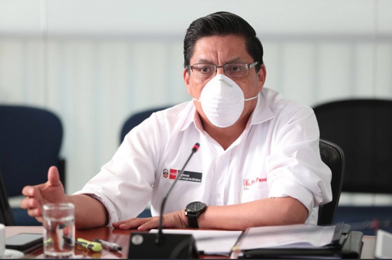 Premier Zeballos se reunió con gobernadores y alcaldes para analizar medidas frente al covid-19