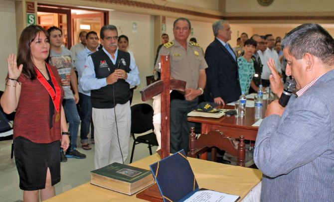 Presidenta de Junta de Fiscales se integró a Comité de Seguridad Ciudadana de Lambayeque